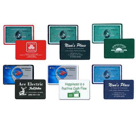 printed credit card sleeves.